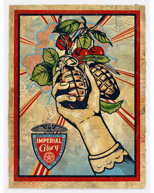 "Imperial Glory, HPM" (2011-2012) by Shepard Fairey