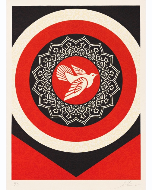 "Dove Target Red" (2012) by Shepard Fairey