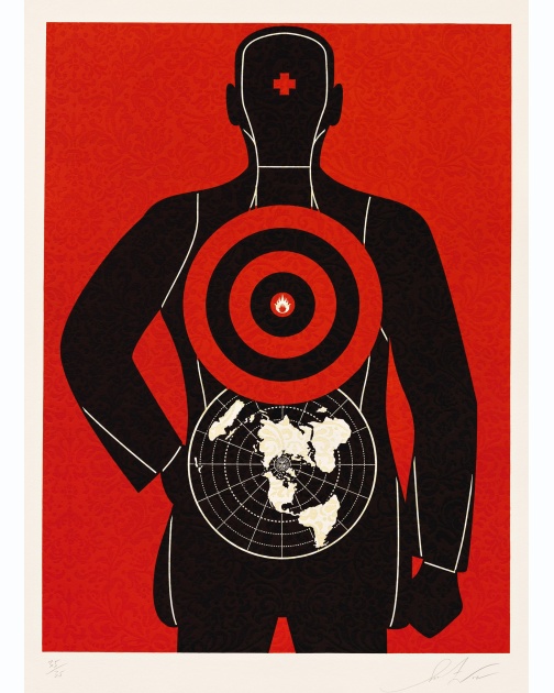 "Global Target" (2012) by Shepard Fairey