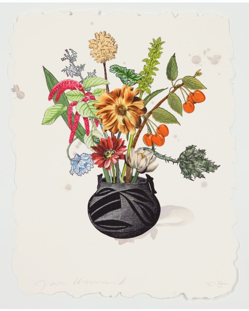 "Botanical Collage #9" (2008) by Jane Hammond