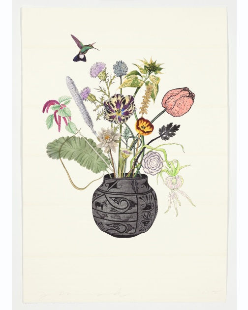 "Botanical Collage #13" (2008) by Jane Hammond