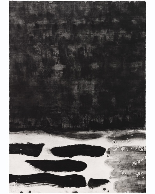 "First Drop of Water (print series # 5)" (2015) by Jian-Jun Zhang