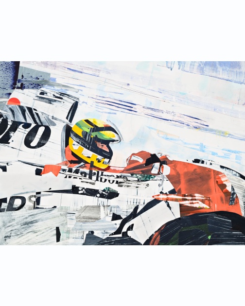 "Senna (racing)" (2025) by Michael Kagan