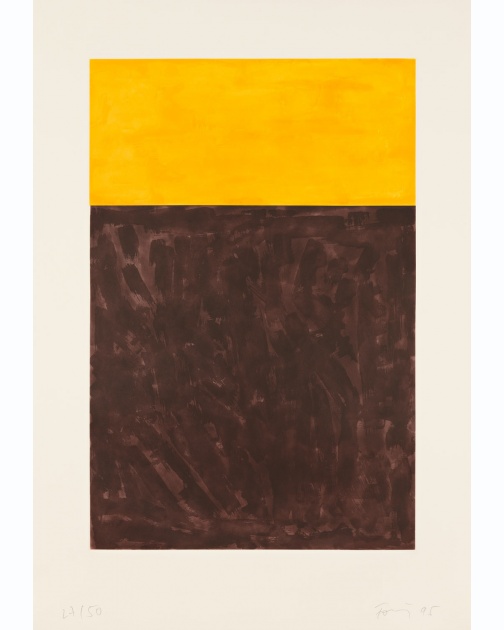 "Untitled (Brown)" (1995) by Günther Förg