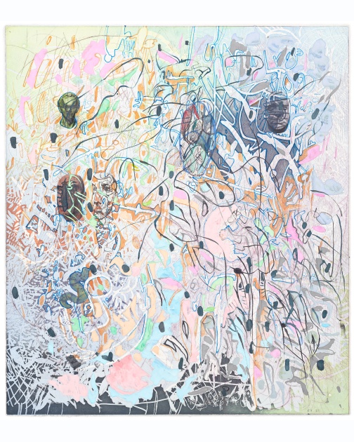"String Figures VI" (2021) by Elliott Hundley
