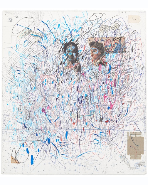 "String Figures XI" (2021) by Elliott Hundley