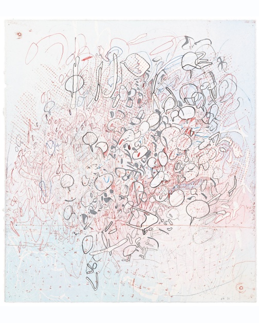 "String Figures XVII" (2021) by Elliott Hundley