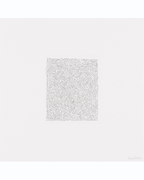 "Small Line Etchings" 3 of 4  (2005) by Sol LeWitt