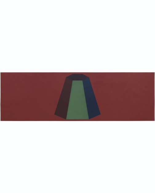 "Flat Top Pyramid with Colors Superimposed" (1988) by Sol LeWitt