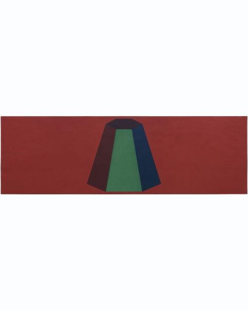 "Flat Top Pyramid with Colors Superimposed" (1988) by Sol LeWitt