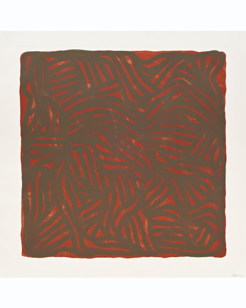 "Untitled (Brown)" (2004) by Sol LeWitt