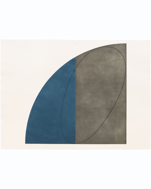 "Curved Plane/Figure I" (1994) by Robert Mangold