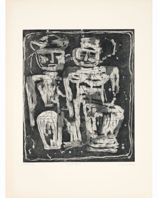 "Jungle Figures" (1953-1955) by Louise Nevelson