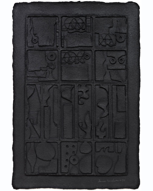 "Moon Garden (Black)" (1976) by Louise Nevelson
