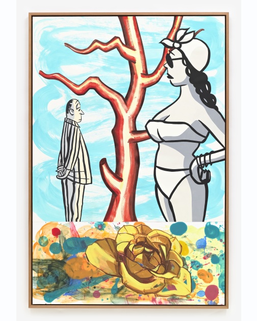 "Untitled" (2024) by David Salle