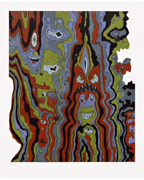 "Woodspirits" (1998) by Kenny Scharf