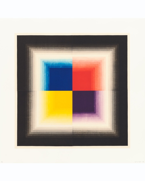 "4 squares within a square " (2022) by Yasu Shibata