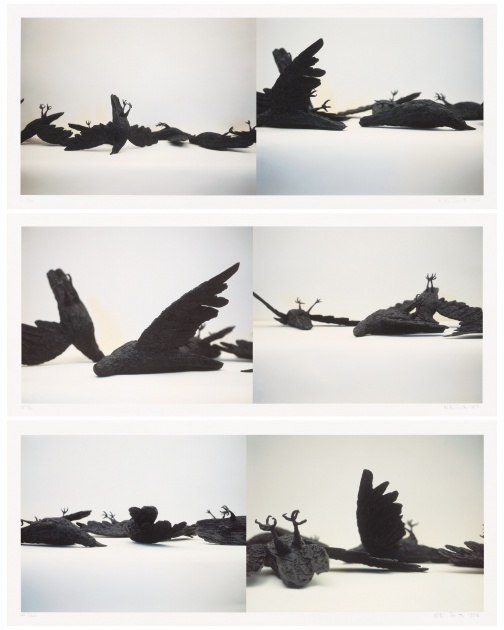 "Jersey Crows" (1997) by Kiki Smith