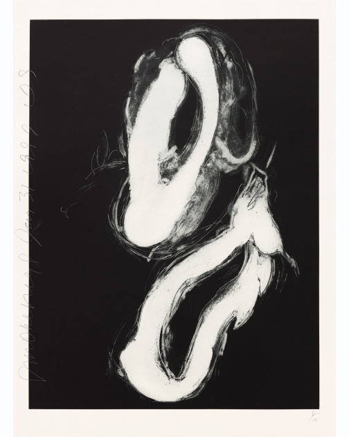 "Smoke Rings (1 of 2)" (1999) by Donald Sultan 