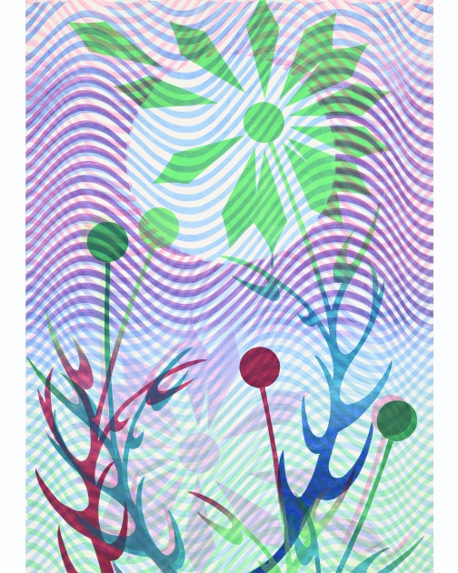 "Tarot Blossom 3" (2025) by Robin F. Williams