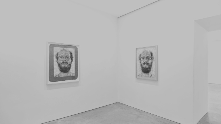 Installation view: Chuck Close and Pulp