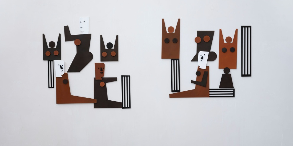 "Gated Community" (2024) by Nina Chanel Abney