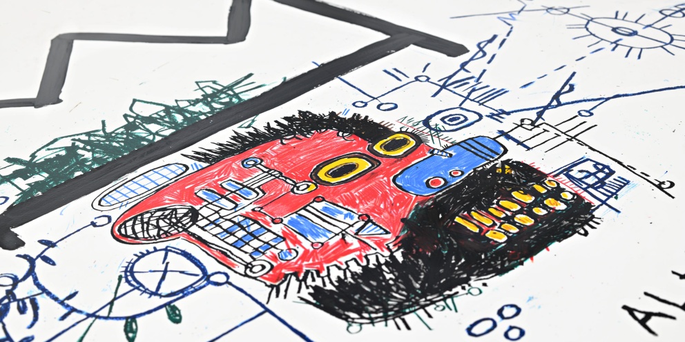 "King Alfonso" (2025) by Jean-Michel Basquiat