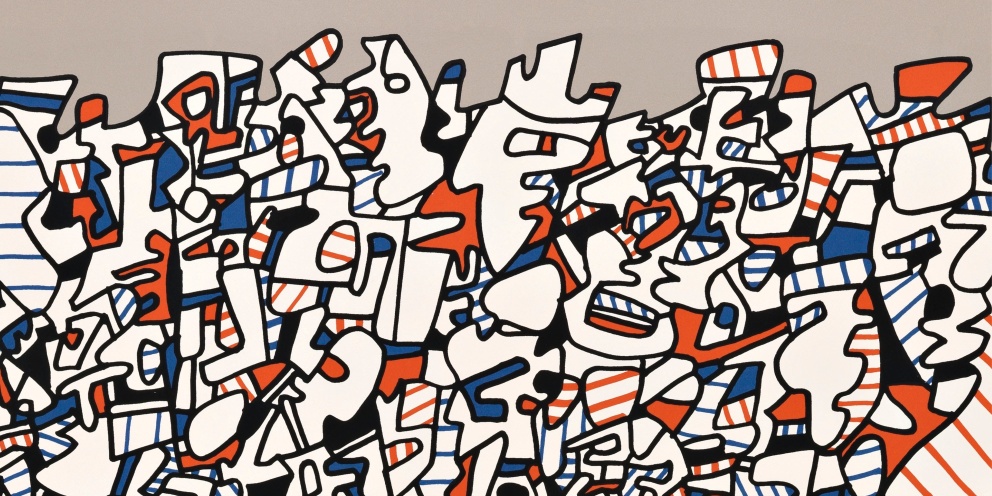 "Ontogenese" (1975) by Jean Dubuffet