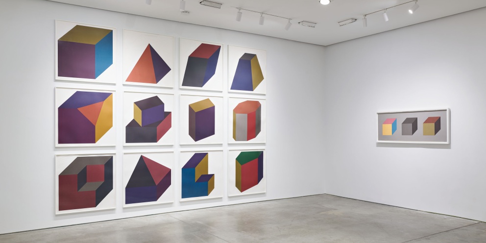 Installation view of "Sol LeWitt" at Pace Prints