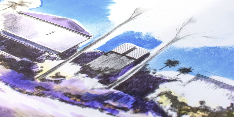 "The Town with Cloud Trees" (2025) by Gamaliel Rodríguez