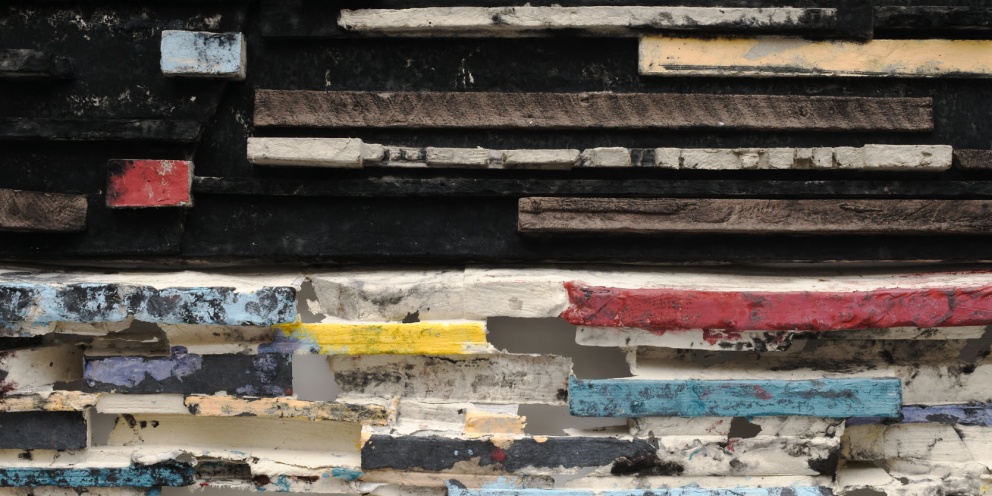 Detail of "105P" by Leonardo Drew