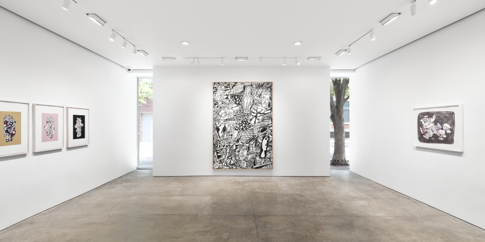 Installation view, Jean Dubuffet, Pace Prints, 2026.