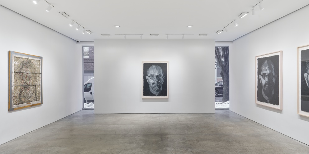 Installation view: Chuck Close and Pulp