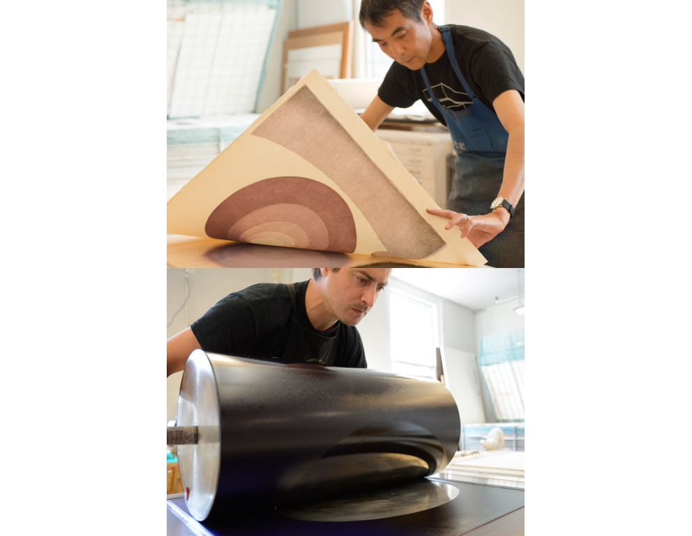 Master Woodblock Printers Yasu Shibata and Justin Israels