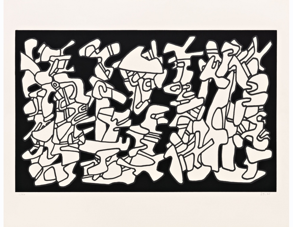 "Evocations" (1976) by Jean Dubuffet