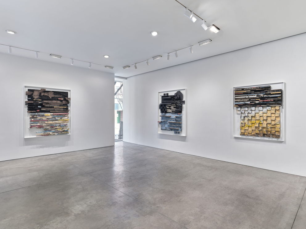 Installation view: Leonardo Drew
