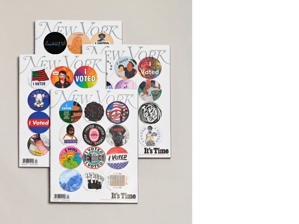 Four versions of the New York Magazine Election Edition