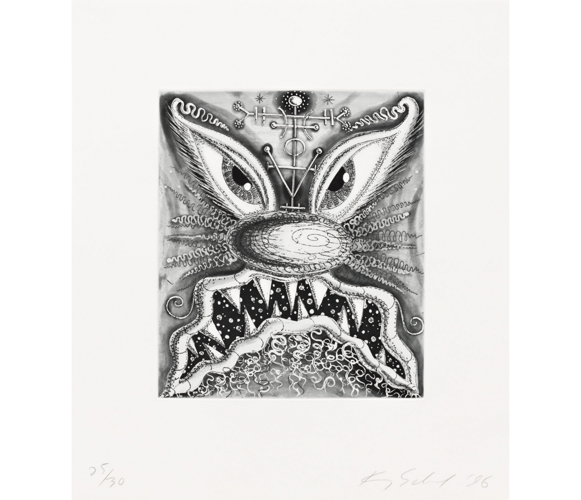 "Scaz" (1996) by Kenny Scharf 